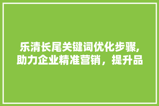 乐清长尾关键词优化步骤,助力企业精准营销，提升品牌影响力